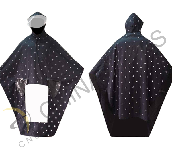 Fashion and safe:Chinastars patent reflective raincoat